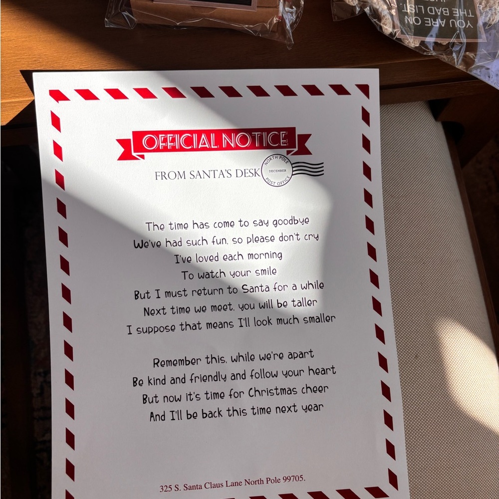 Elf on the shelf “idea” box.  Everything you need, without any extra prep work. - Picture 3 of 6